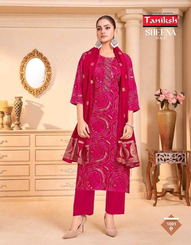 Taniksh Sheena Vol 1 catalog buy wholesale kurtis in surat