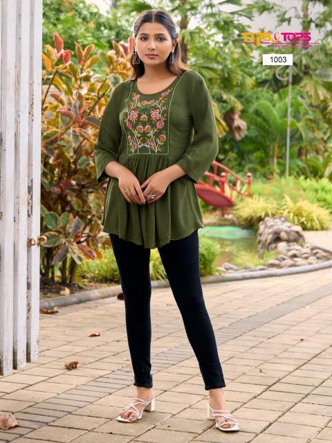 Tips & Tops Sana vol 5 catalog short kurti wholesale