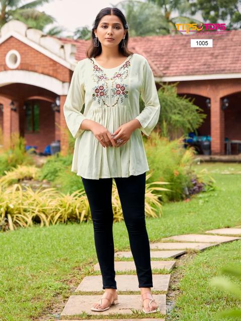 Tips & Tops Sana vol 5 catalog short kurti wholesale