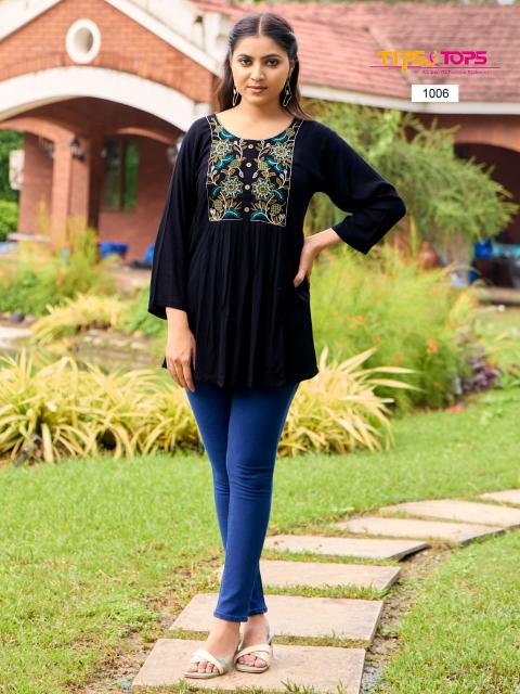 Tips & Tops Sana vol 5 catalog short kurti wholesale