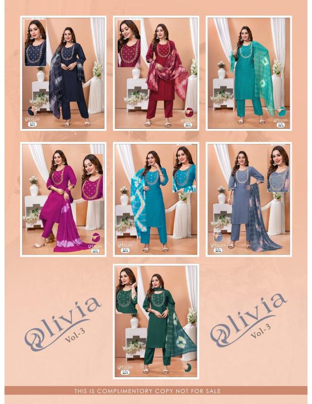 Trendy Olivia vol 3 catalog ahmedabad kurti wholesale market address