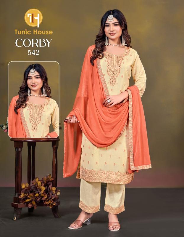 Tunic House Corby 542 To 545 kolkata wholesale kurti