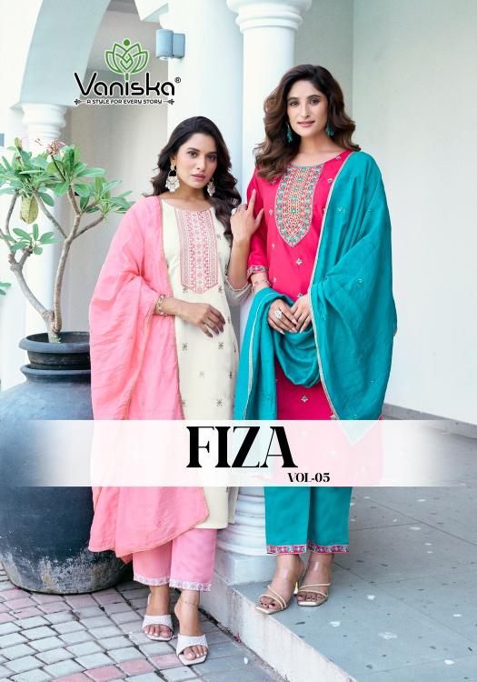 Vaniska Fiza Vol 5 catalog cheapest kurti wholesale market in delhi