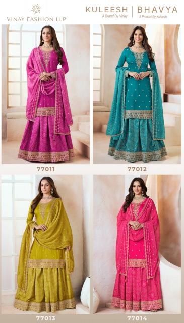 Vinay Kuleesh Bhavya catalog salwar kameez materials wholesale