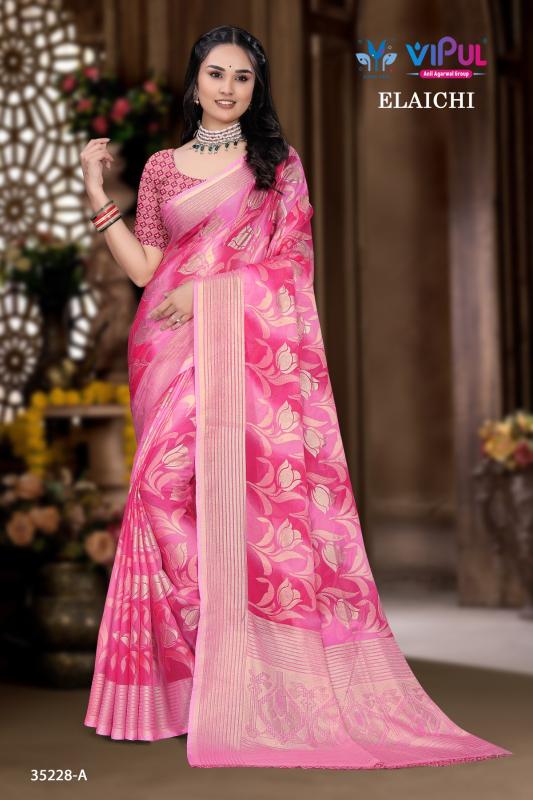 Vipul Elaichi 35228 catalog saree price comparison