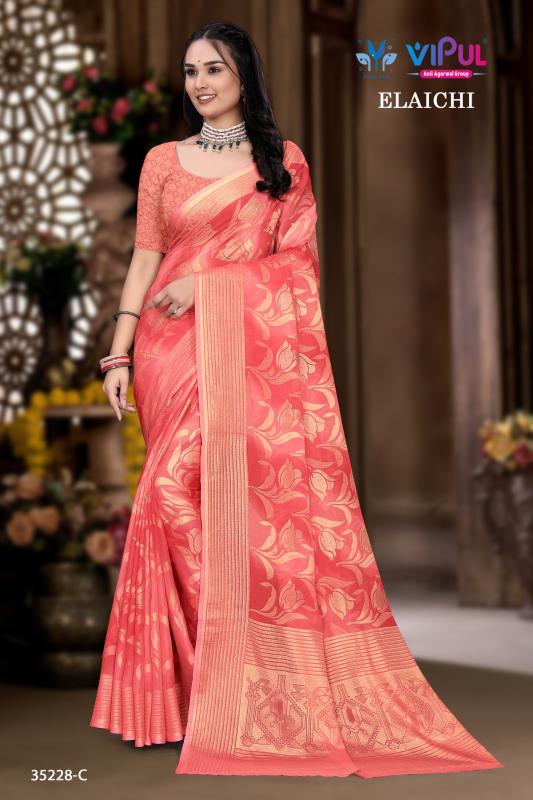 Vipul Elaichi 35228 catalog saree price comparison