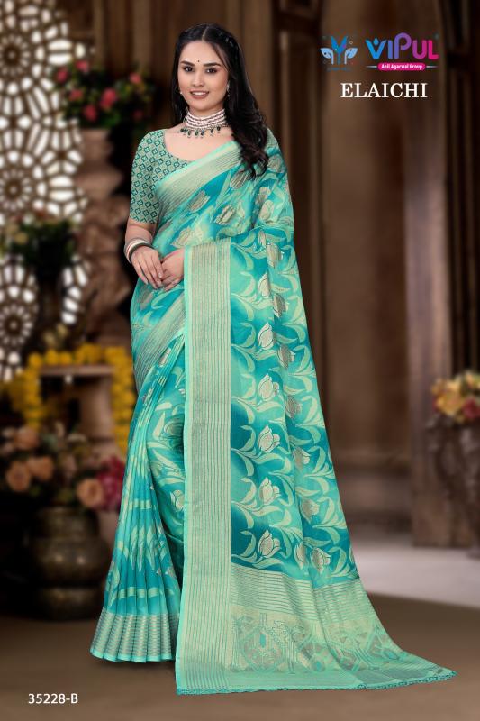 Vipul Elaichi 35228 catalog saree price comparison