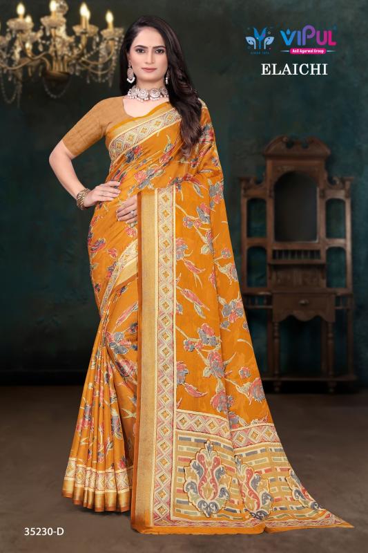 Vipul Elaichi 35230 catalog gujarat saree wholesalers