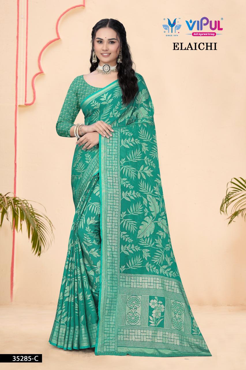 Vipul Elaichi 35285 catalog sarees surat