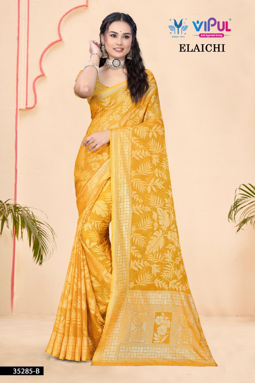 Vipul Elaichi 35285 catalog sarees surat