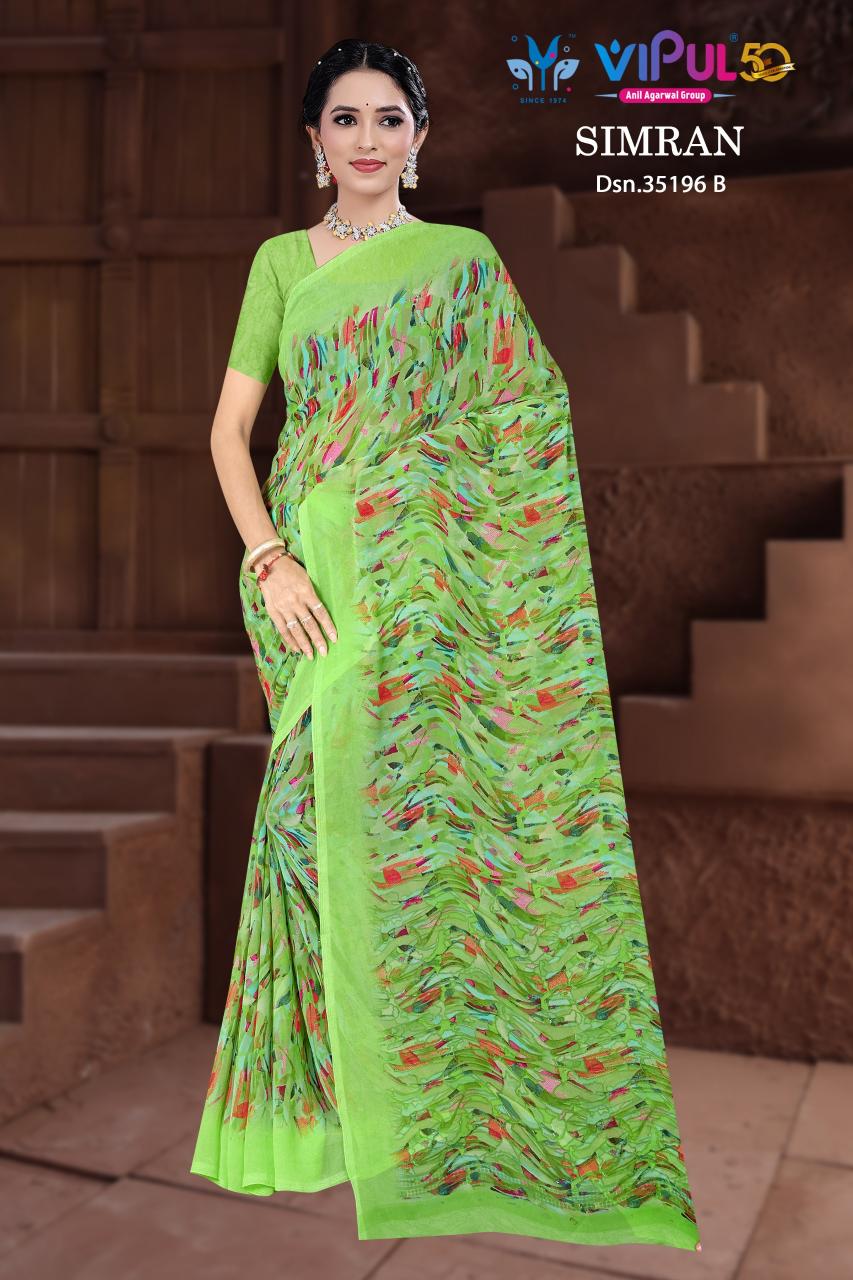 Vipul Simran 35196 catalog surat saree wholesale market online shopping