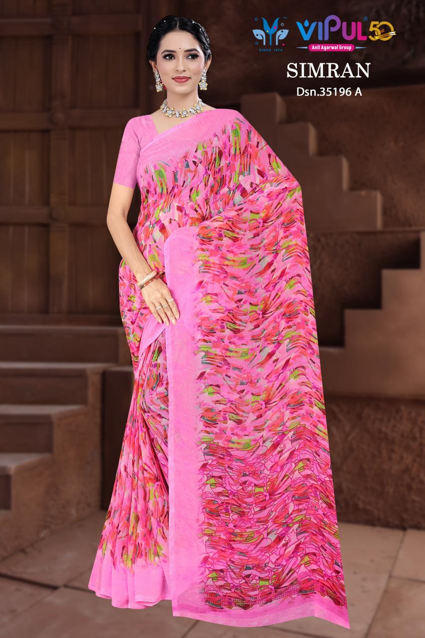 Vipul Simran 35196 catalog surat saree wholesale market online shopping