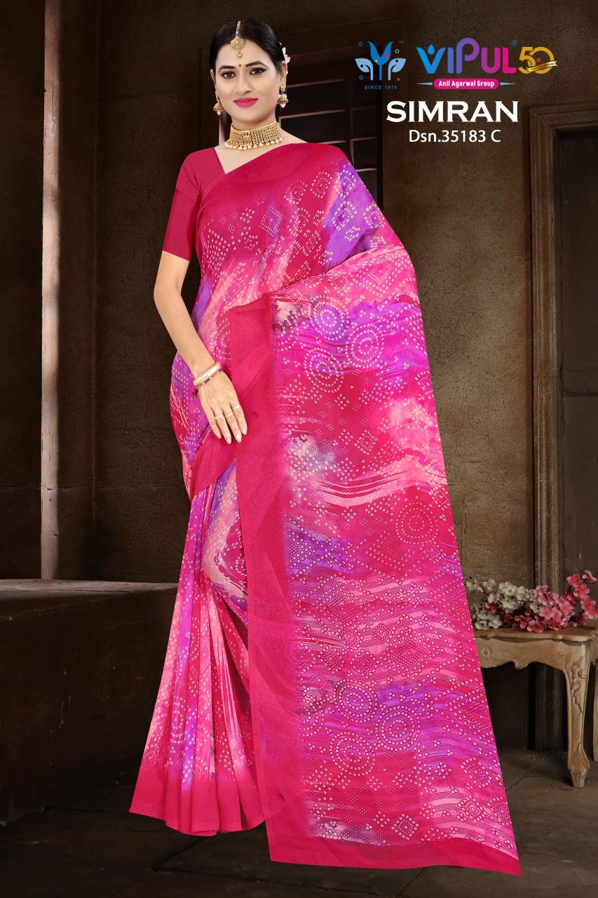 Vipul Simran catalog surat sarees wholesale