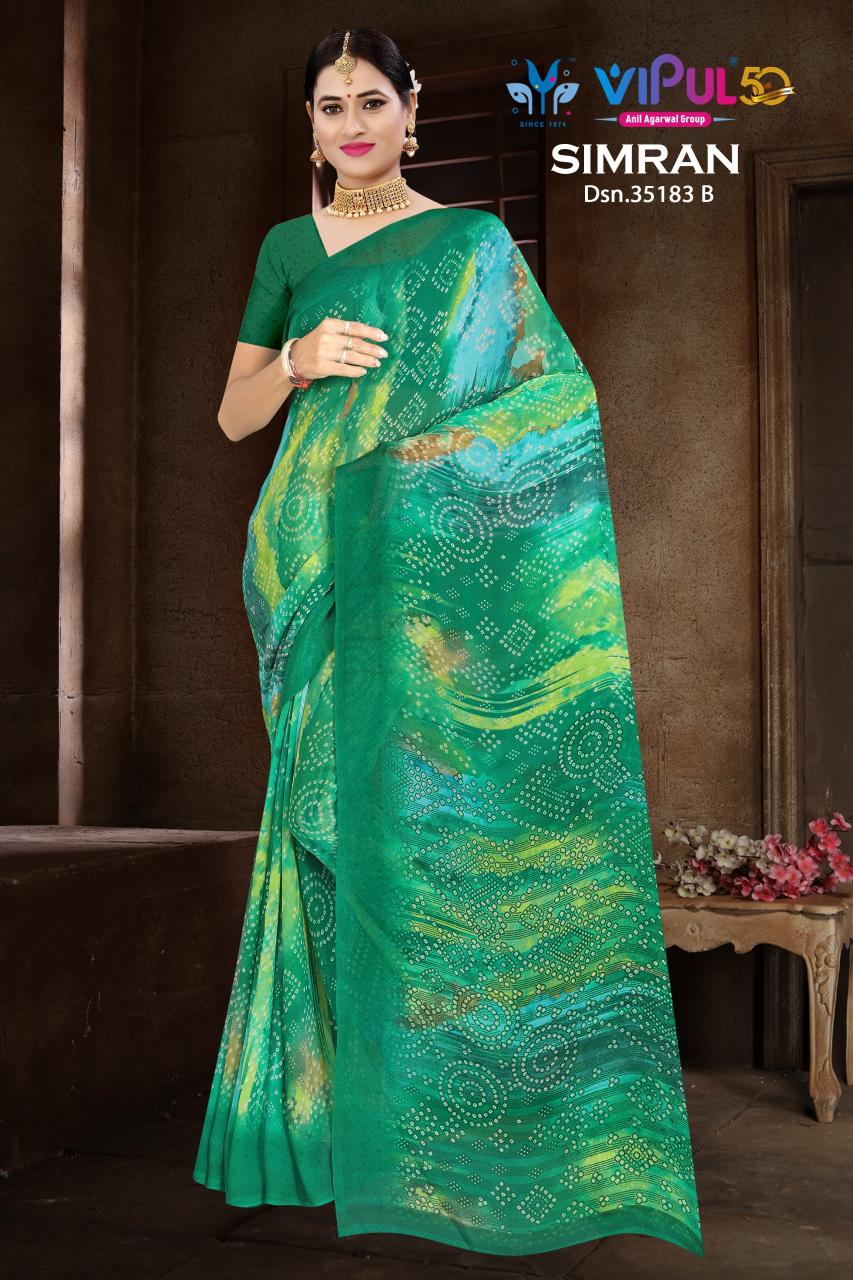 Vipul Simran catalog surat sarees wholesale