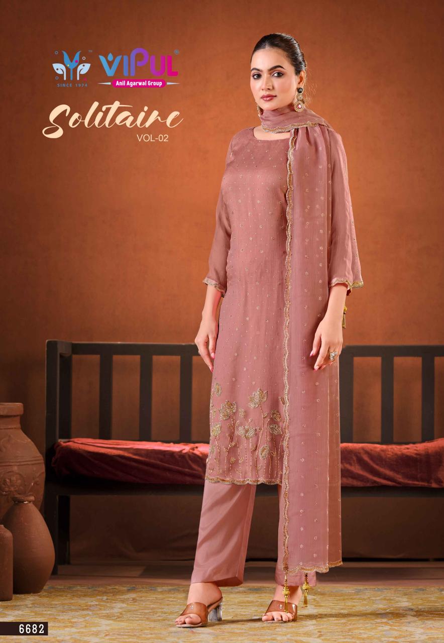 Vipul Solitaire Vol 2 wholesale salwar kameez from pakistan