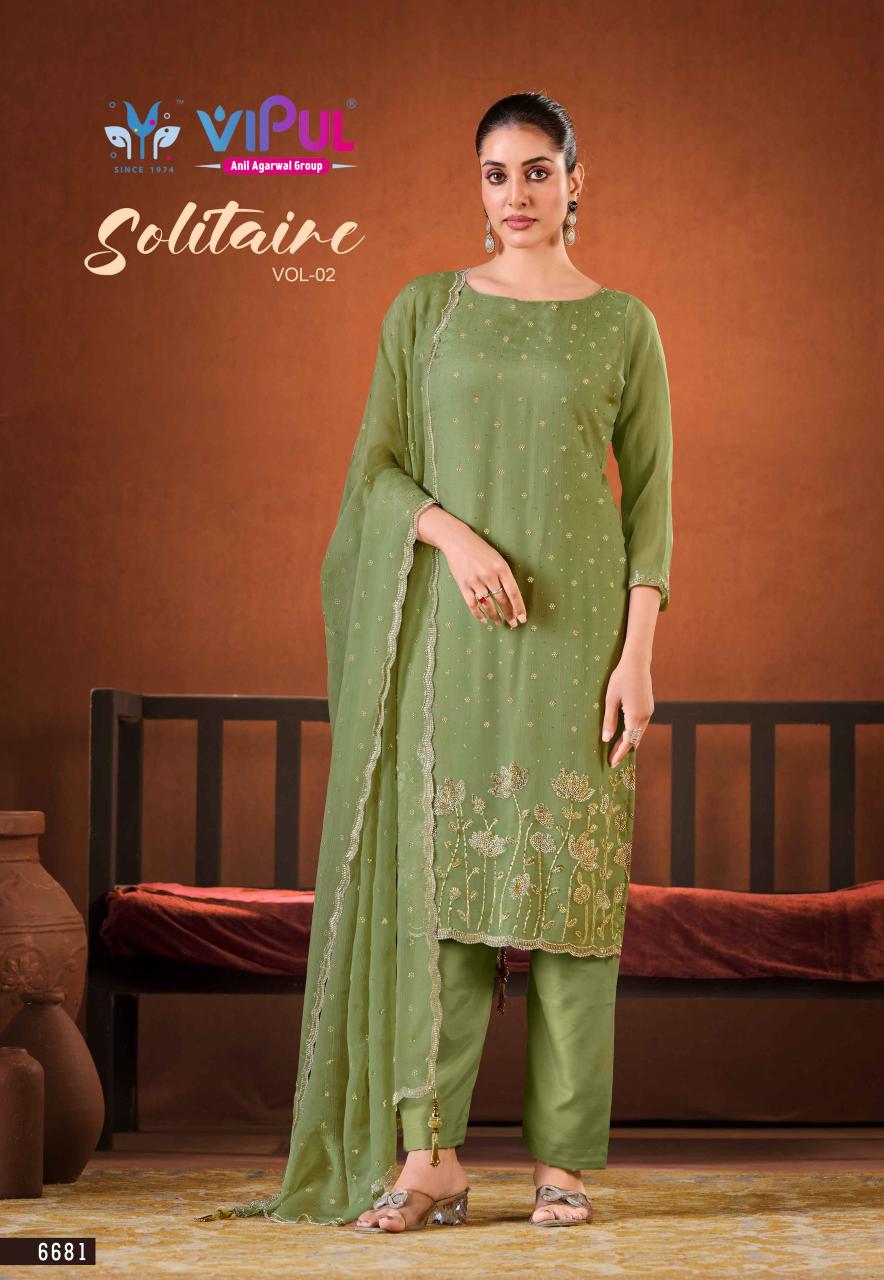 Vipul Solitaire Vol 2 wholesale salwar kameez from pakistan
