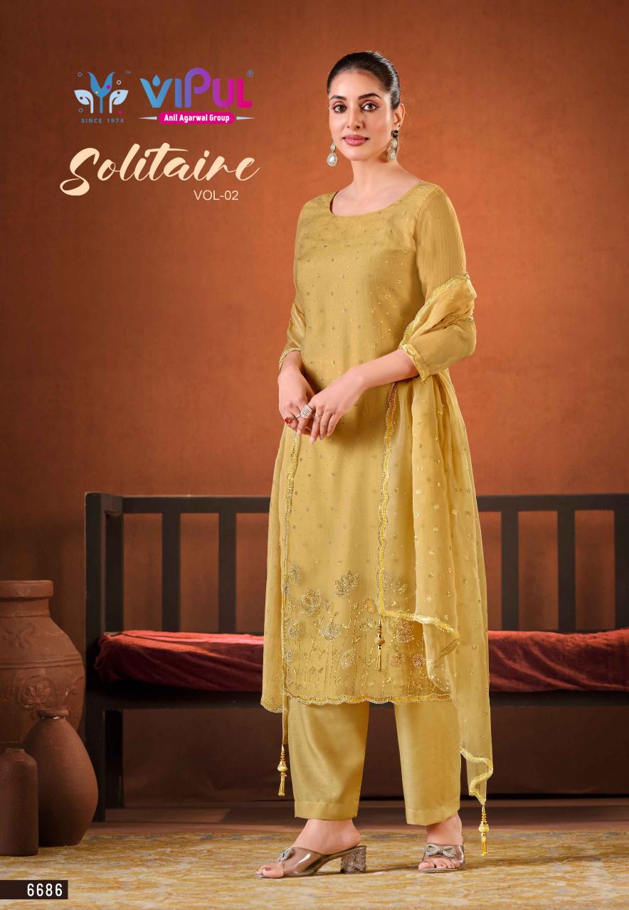Vipul Solitaire Vol 2 wholesale salwar kameez from pakistan