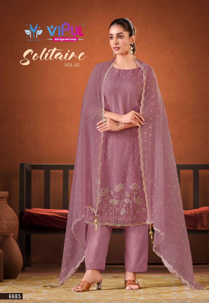 Vipul Solitaire Vol 2 wholesale salwar kameez from pakistan