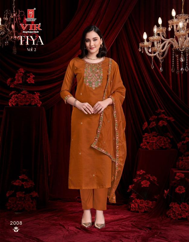 Vir Tiya vol 2 catalog brand kurtis wholesale price delhi
