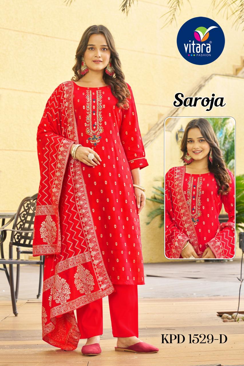 Vitara Saroja catalog best designer kurtis mumbai wholesale