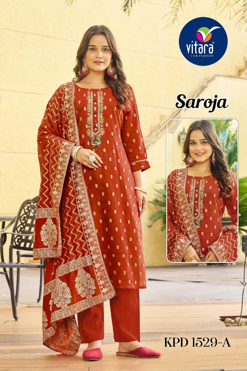 Vitara Saroja catalog best designer kurtis mumbai wholesale