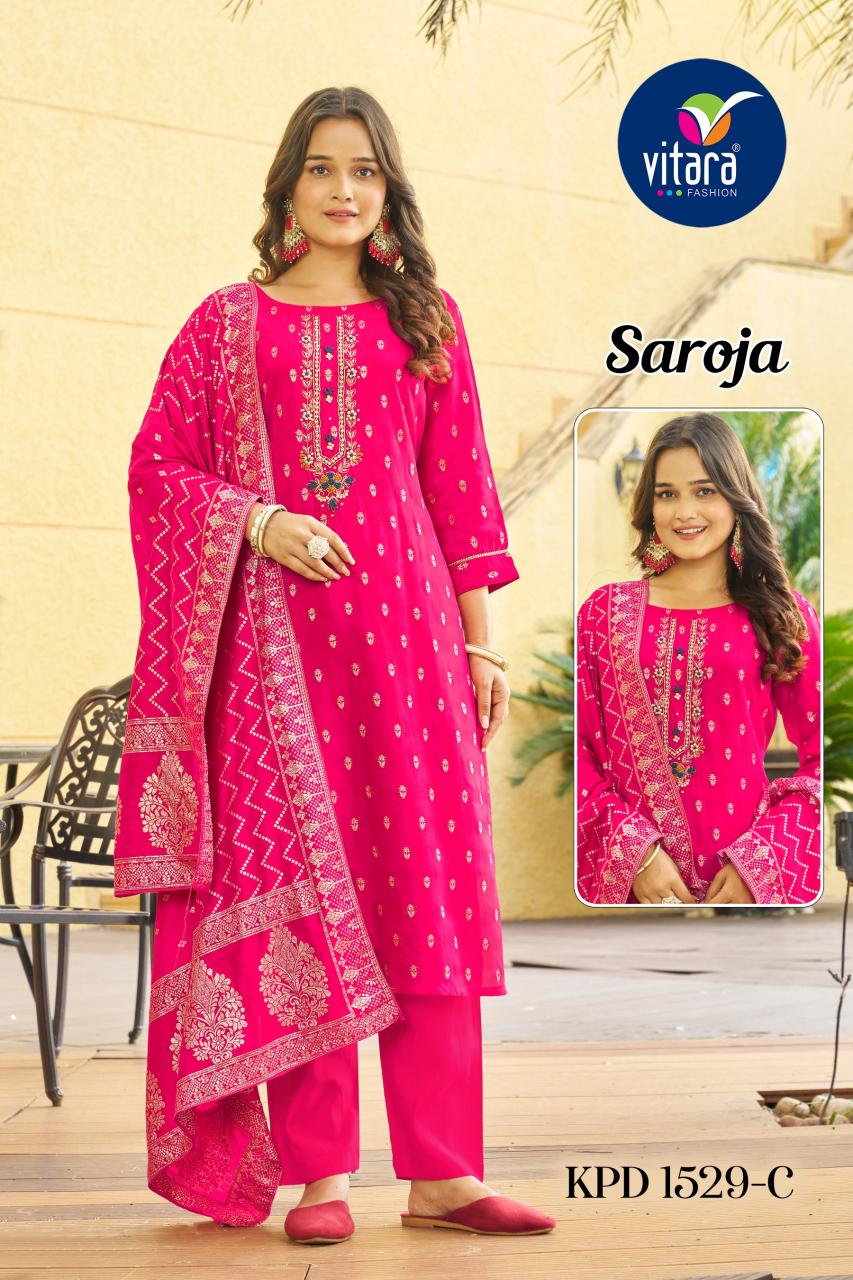 Vitara Saroja catalog best designer kurtis mumbai wholesale