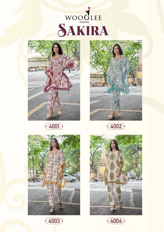 Wooglee Sakira catalog modest co ord sets wholesale