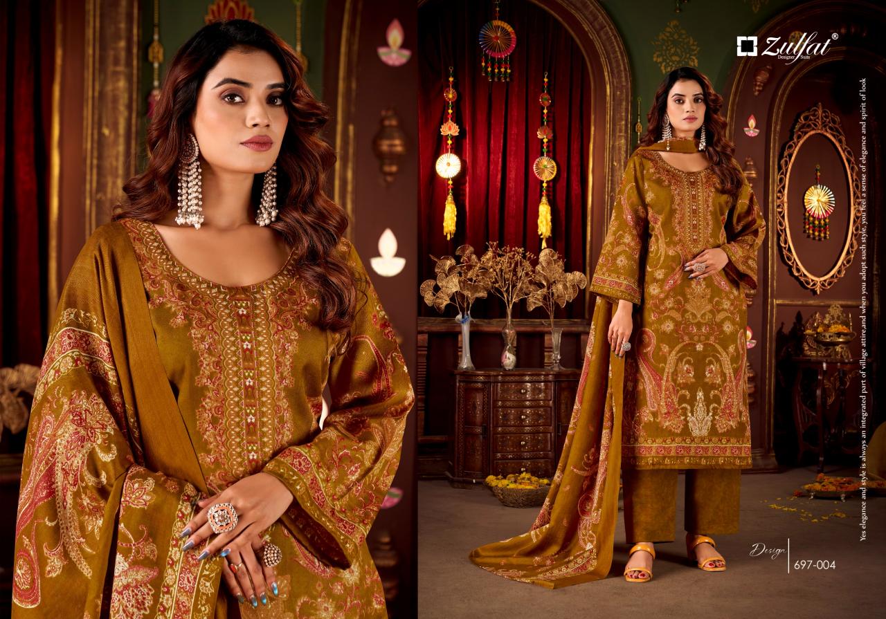 Zulfat Diwaniyat catalog wholesale dress material description
