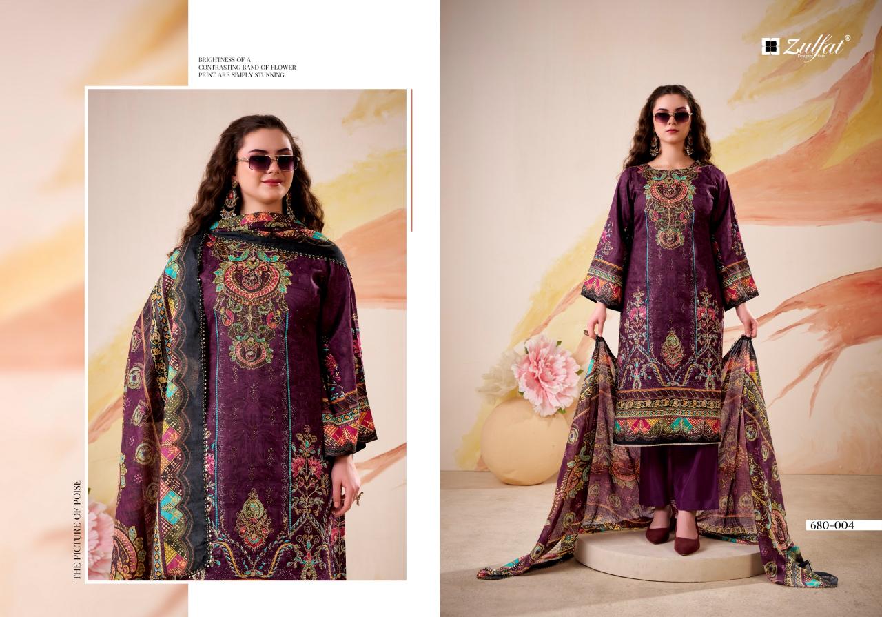 Zulfat Falak catalog dress material wholesaler in panchkuva ahmedabad