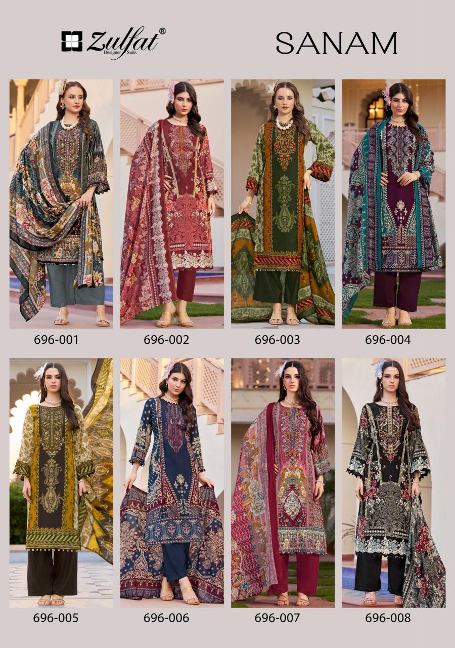 Zulfat Sanam catalog cheap dress material wholesale market at delhi