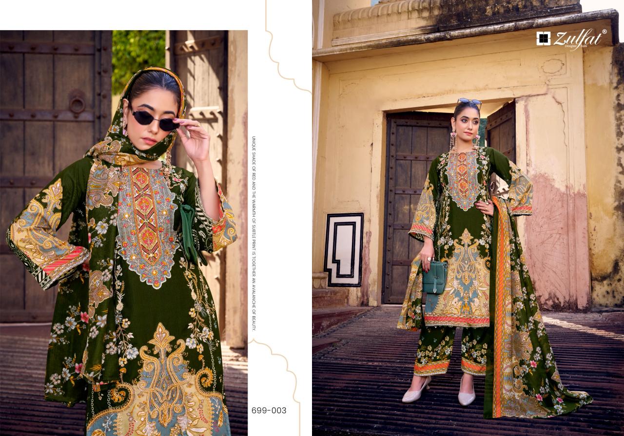 Zulfat Shaheena catalog kolkata dress material wholesale