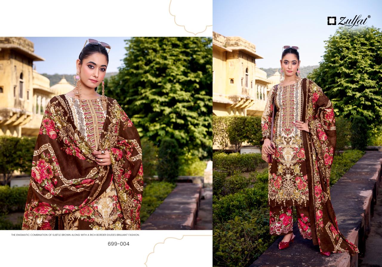 Zulfat Shaheena catalog kolkata dress material wholesale