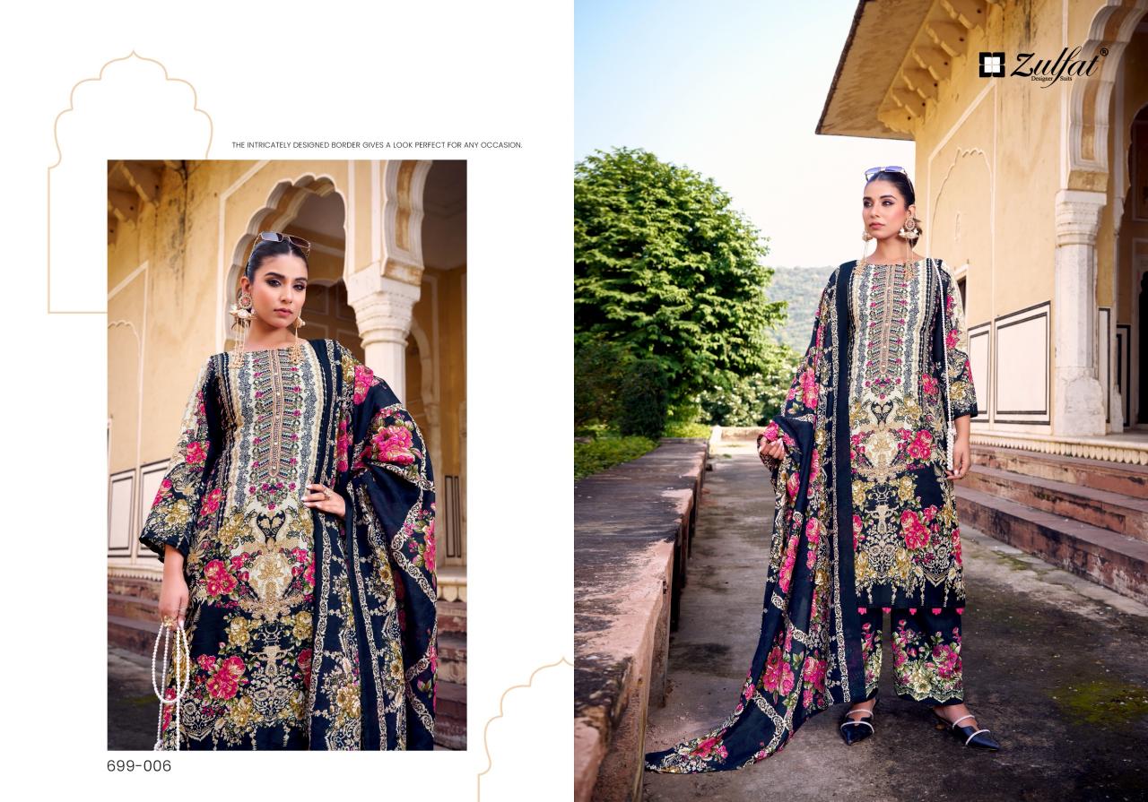 Zulfat Shaheena catalog kolkata dress material wholesale