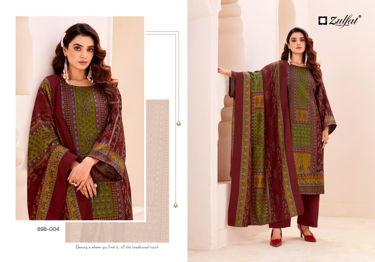 Zulfat Toosh catalog application for aarvi dress material in wholesale