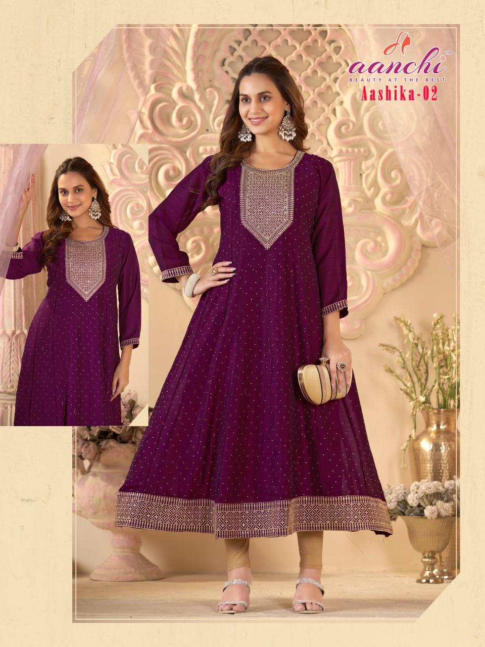 Aanchi Aashika catalog bangalore kurtis wholesaler