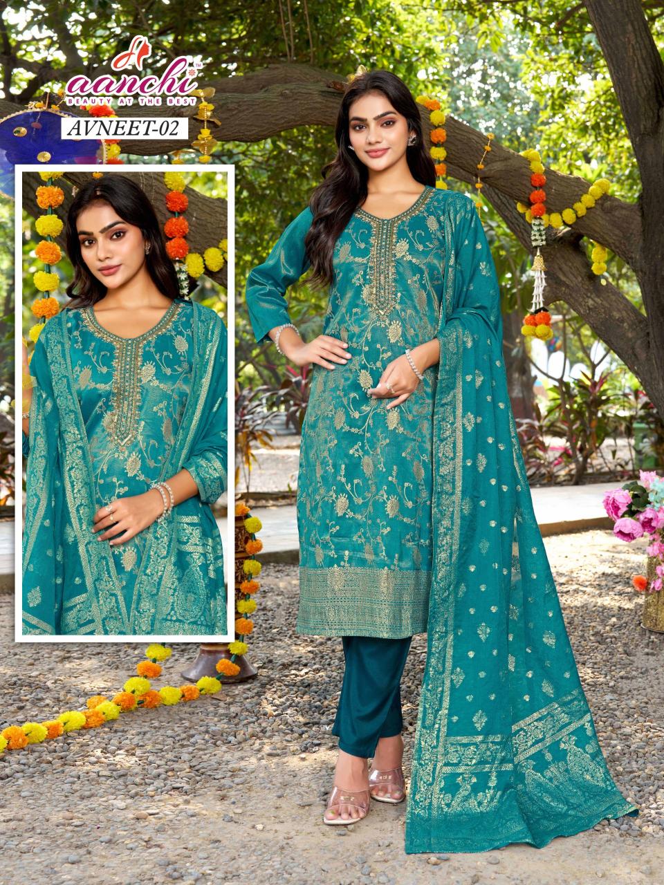 Aanchi Avneet catalog kashmiri kurtis wholesale