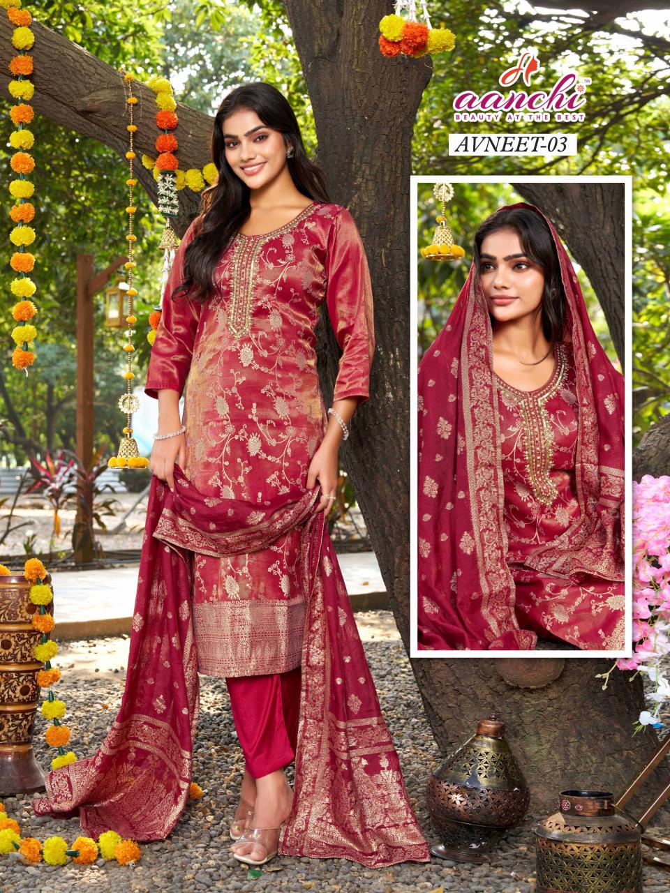 Aanchi Avneet catalog kashmiri kurtis wholesale