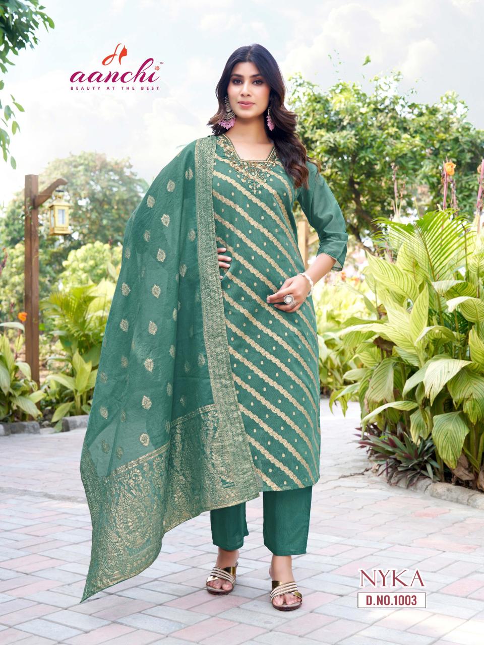 Aanchi Nyka catalog wholesale kurti market in ahmedabad