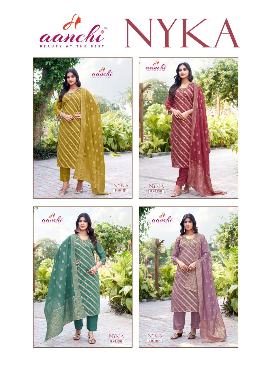 Aanchi Nyka catalog wholesale kurti market in ahmedabad