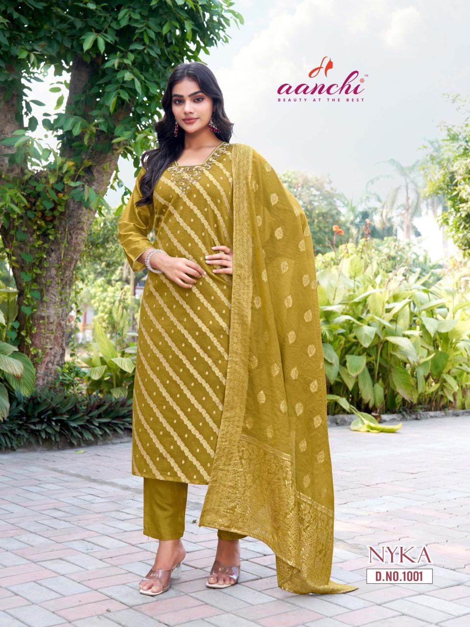 Aanchi Nyka catalog wholesale kurti market in ahmedabad