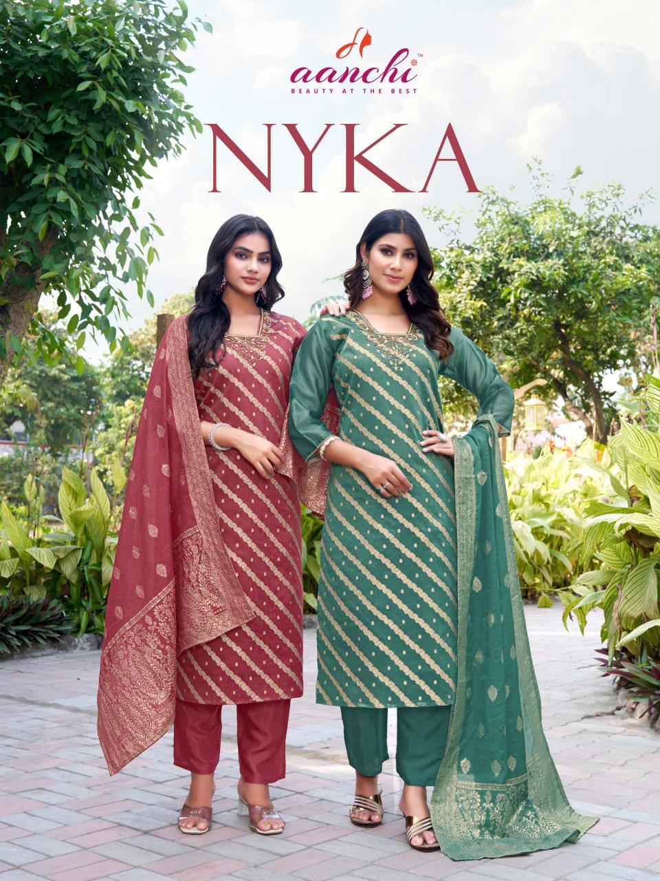 Aanchi Nyka catalog wholesale kurti market in ahmedabad