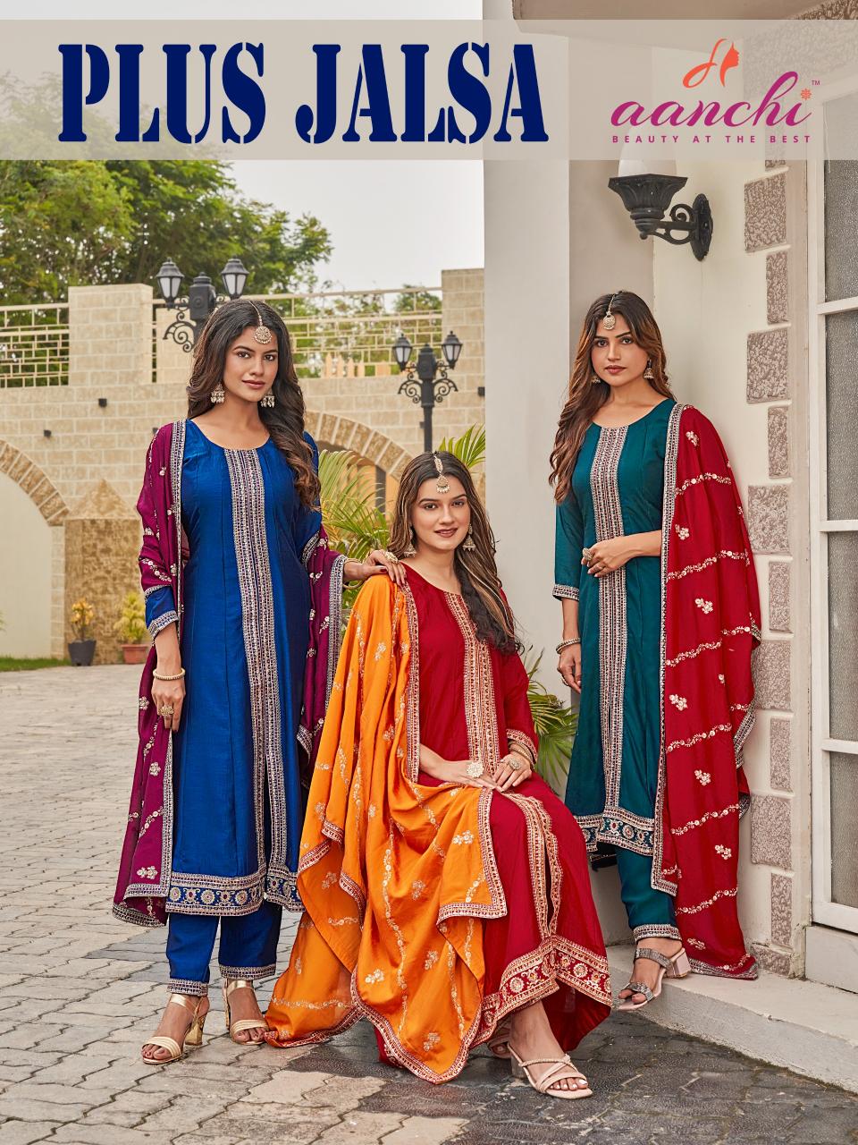 Aanchi Plus Jalsa catalog arifa kurti wholesale