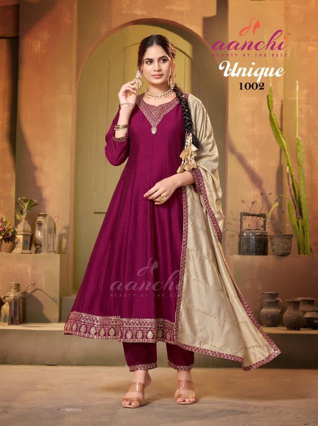 Aanchi Unique vol 1 catalog liva kurtis wholesale