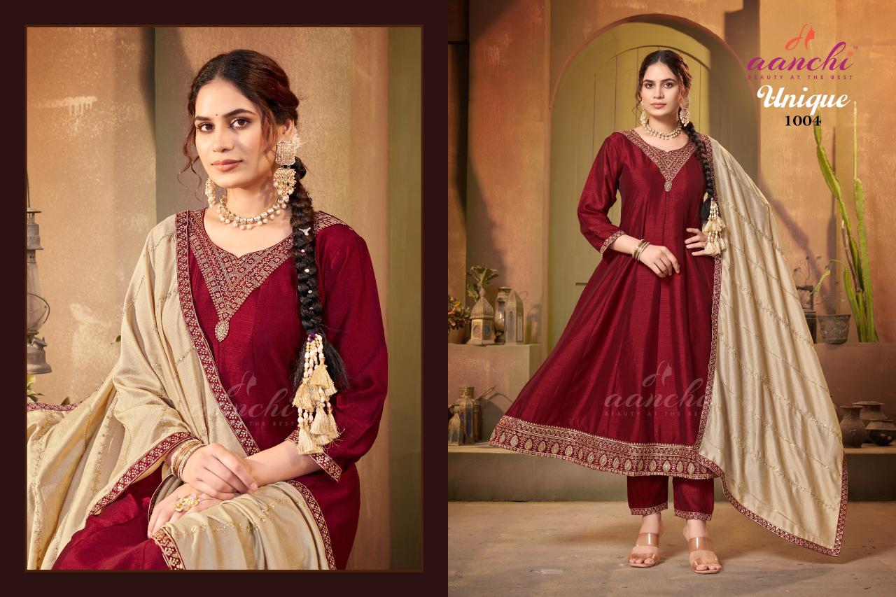Aanchi Unique vol 1 catalog liva kurtis wholesale