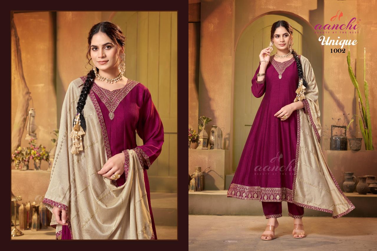 Aanchi Unique vol 1 catalog liva kurtis wholesale
