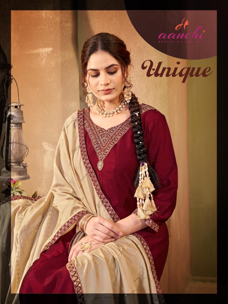 Aanchi Unique vol 1 catalog liva kurtis wholesale