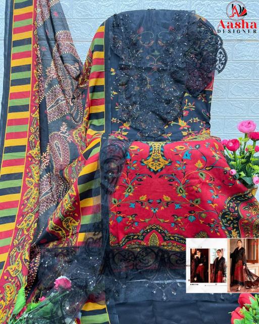 Aasha 1142 catalog pakistani suits wholesale uk