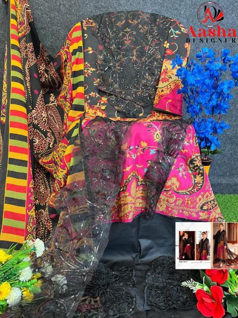 Aasha 1142 catalog pakistani suits wholesale uk
