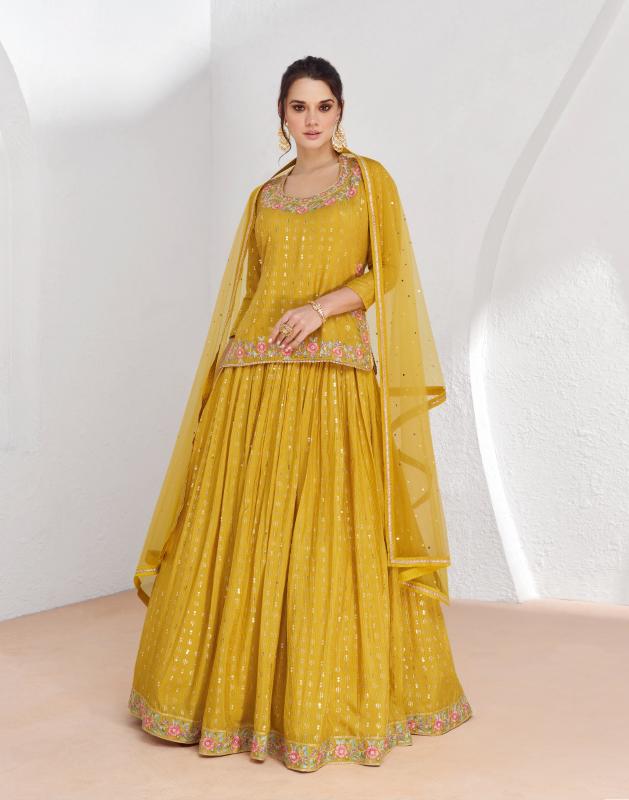 Aashirwad Aarzoo catalog indowestern lehenga choli 