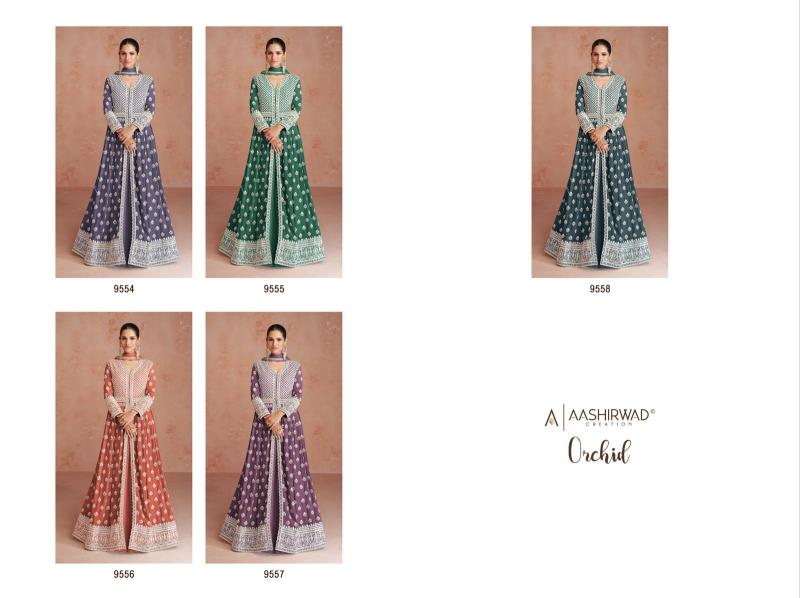 Aashirwad Orchid catalog wholesale salwar kameez online shopping